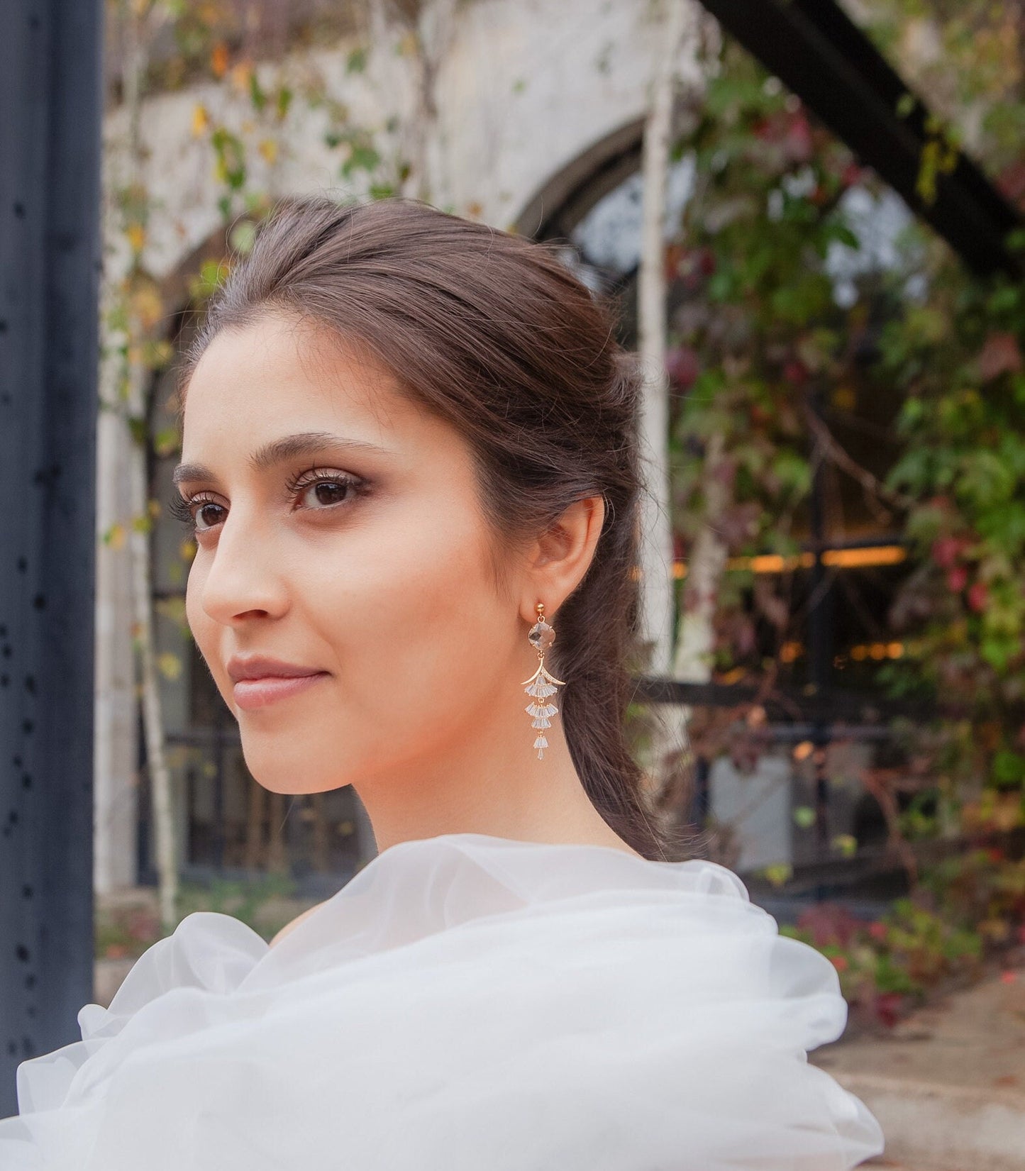 Chandelier Bridal Statement Earrings; Wedding Jewellery; Crystal Earrings; Dangle Earrings; Bride Earrings; Bride gift; Party Earrings