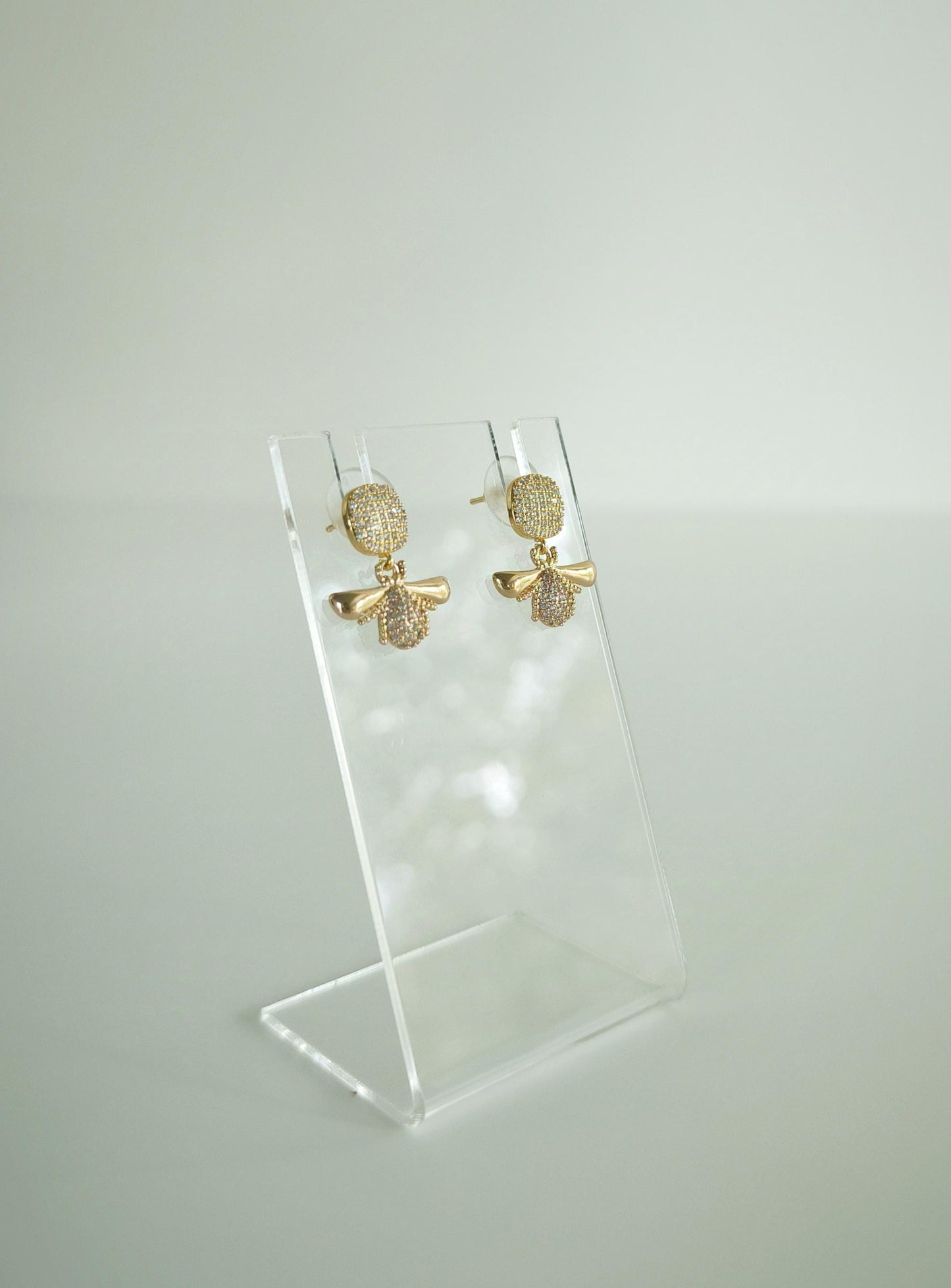 Gold Bug Drop Earrings; Party & Evening Jewellery; Crystal earrigs; Everyday Earrings ; Gift for Her; Xmas Gift;
