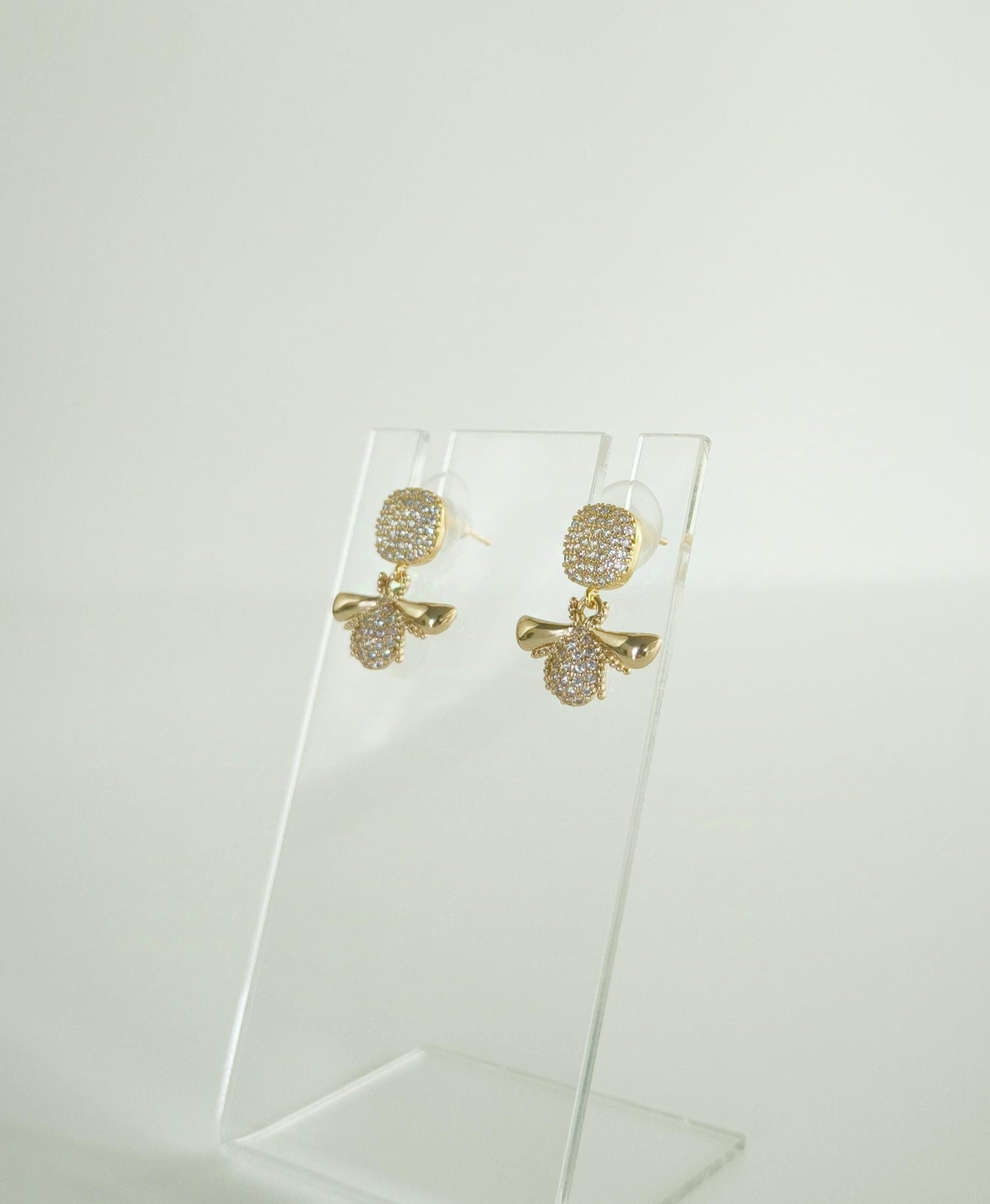 Gold Bug Drop Earrings; Party & Evening Jewellery; Crystal earrigs; Everyday Earrings ; Gift for Her; Xmas Gift;